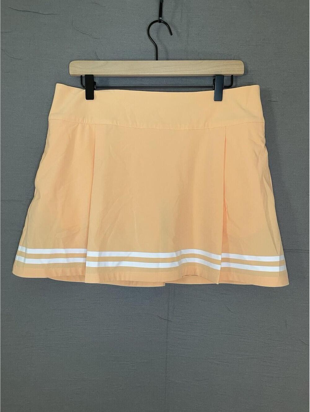 NWT CALIA Women’s Size 12 Truelight 15” Golf Skort Peach Sherbet Side Zip Active